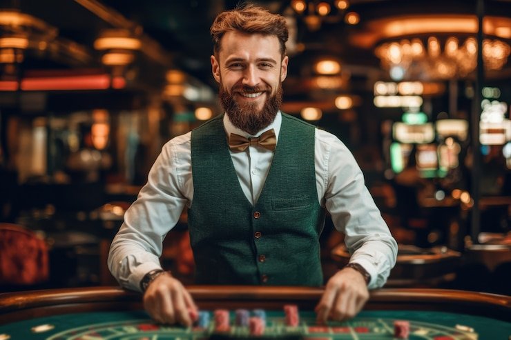 Antarmuka aplikasi mobile asoka88 menampilkan meja dealer langsung dan menu sportsbook